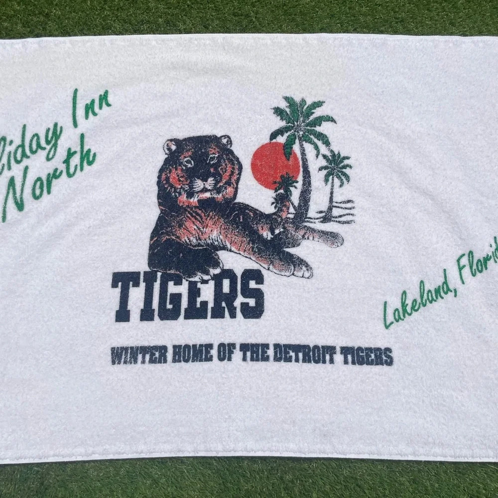 Vintage Detroit Tigers MLB Bath / Beach Towel